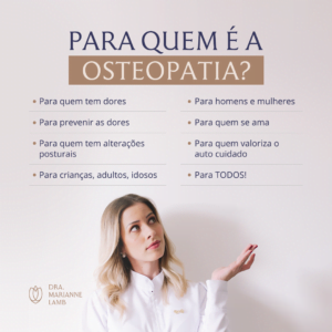 Para Quem é a Osteopatia
