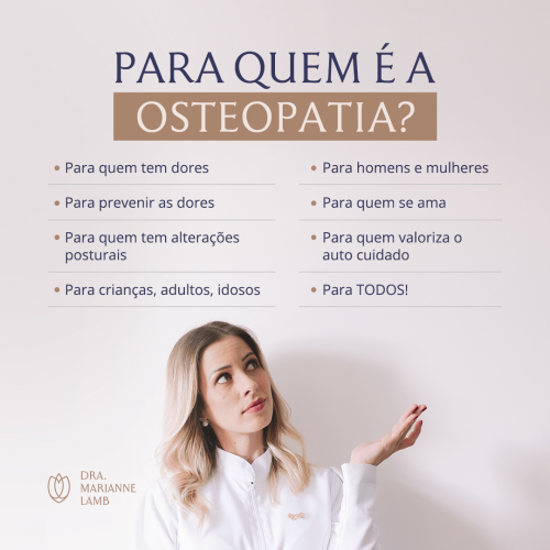 Para Quem é a Osteopatia